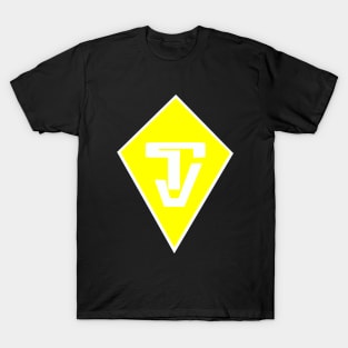 TJ "Tyler Jones" Yellow and White logo T-Shirt